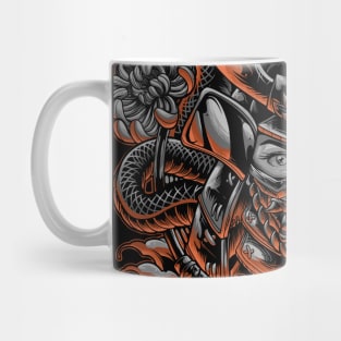 female samurai warrior Mug